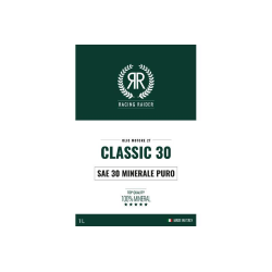 Huile de boîte de vitesses RR Classic 30 SAE 30 minérale pure, conditionnement de 1 litre pour Vespa