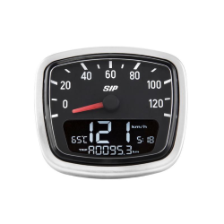 Compteur de vitesse et compte-tours numérique 2.0 avec fond noir pour Vespa VNB, VNA