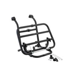 Black front luggage rack with fuel tank holder for Vespa PX - PE - LML - GT - GTR - GL - TS - GS - Rally