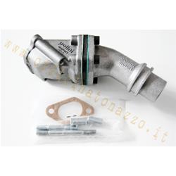 Intake manifold Polini lamellar 24mm 2-hole connection rigid coupling for Vespa 50 - Primavera - ET3