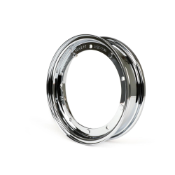 Wheel rim - BGM ORIGINAL 2.10-10'', steel V2.0 - CHROME Vespa (PX type) - Vespa Smallframe V50, 50N, Special, PV, ET3, PK50-125 (S/XL/XL2), Largeframe PX, T5, Sprint, Rally, GT/GTR, LML Star, Deluxe