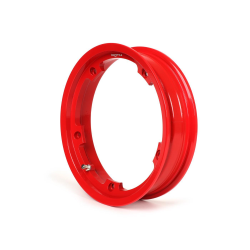 Cerchio ruota -BGM PRO ROSSO senza camera d'aria 2.10-10 pollici, alluminio- Vespa (tipo PX) -  Vespa Smallframe V50, 50N, Special, PV, ET3, PK50-125 (S/XL/XL2), Largeframe PX, T5, Sprint, Rally, GT/GTR, LML Star, Deluxe