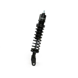 Amortiguador trasero BGM PRO SC/R1 SPORT, 330 mm - Vespa PX80, PX125, PX150, PX200, T5 125 cc, Rally180 (VSD1T), Rally200 (VSE1T), Sprint150 (VLB1T), TS125 (VNL3T), GT125 (VNL2T), GTR15 (VNL2T), V50, PV, ET3 - negro