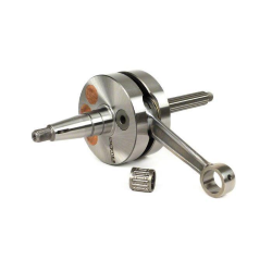 Árbol motor -BGM Evolution carrera 52 mm, biela 105 mm (estándar), volantes Ø=90 mm- Piaggio Maxi 2 tiempos, Aprilia SR125, Gilera Runner 125FX, 180FXR, Italjet Dragster 125, 180, Piaggio SKR125, SKR150, Typhoon 125, Skipper125, Skipper150, Hexagon 125EX