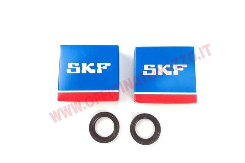 Kit rodamientos y retenes de aceite Quattrini para cárter quattrini (rodamiento SKF 52x15x25, retén de aceite Viton 24x35x7)