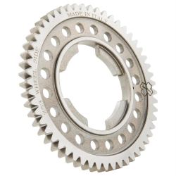 Pignone 53 denti, 2a marcia, CRIMAZ "4-gear/PK" per Vespa 50 S 2Â°/Speciale V5B3-4T/SR/SS /90 R/SS/100 2Â°/125/PV/ET3 /PK50/S/SS/XL/2/FL/PK80-125 S/PK125/ETS/N/XL/XL2, Ã 112,8 mm, h 8,9 mm, sezione centrale: 4,5 mm, "alta 2a marcia"