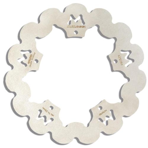 MALOSSI MHR WHOOP brake disc, B28, front, for GILERA 50-180 DNA /PIAGGIO 125-250 X9, rear for GILERA 125-500 Nexus /400-500 Beverly/125-300 MP3 /X7/X8/X9/Evo stainless steel, Ø 240/125 mm, 5 holes, Wave