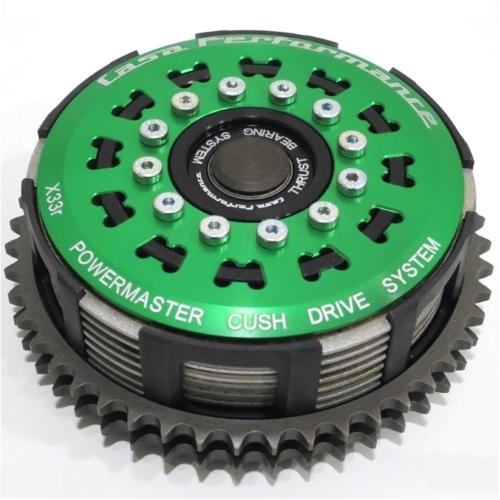 Kit frizione CasaPerformance Power Master per CasaCover per Lambretta 125 DL/GP/150 DL /GP/200 DL/GP 47 denti, 7 dischi, 12 molle, 6 dischi, con ammortizzatore TUNING RACE - per professionisti