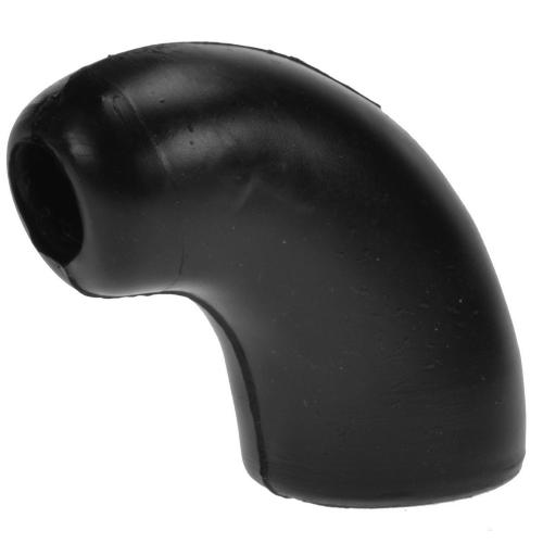 Manicotto aria Ariete 03916 in gomma nera per Lambretta 48: collega il filtro nel telaio al carburatore e sostituisce il soffietto deteriorato.