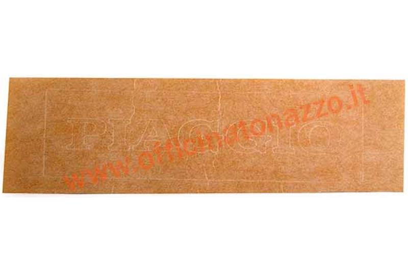 Maschera "stencil "per scritta sella (Piaggio)