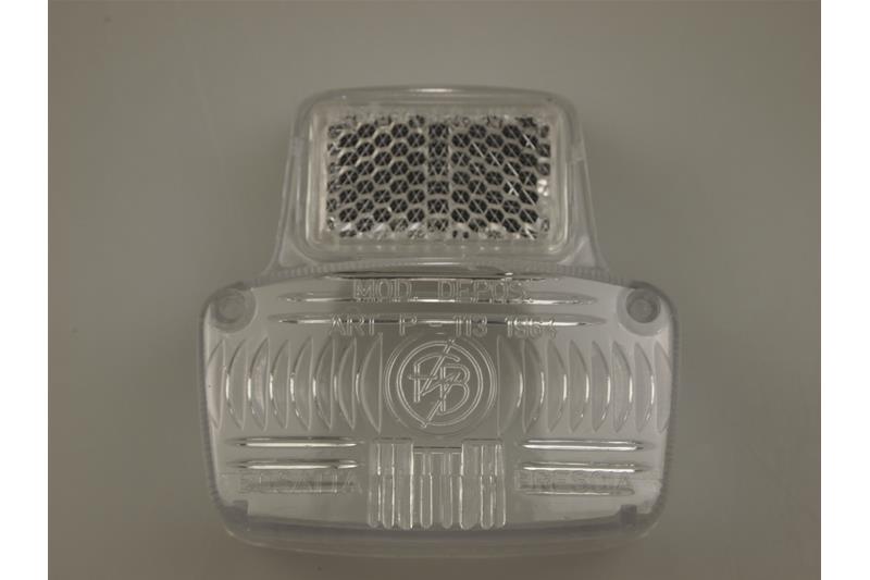 RP 213 / BI - Feu arrière blanc corps lumineux pour Vespa 90 - 90SS - Primavera