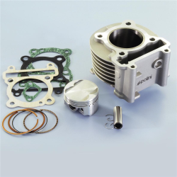 Cilindro da corsa POLINI 158 cc per YAMAHA Cygnus X 125ccm 4T (Carburatore) Ã 59mm, alluminio, corsa 57,9mm, TUNING SPORT - alte prestazioni e affidabilitÃ 