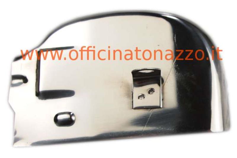 Selector cover for Vespa T5 in polished stainless steel, distance from the support: 27mm