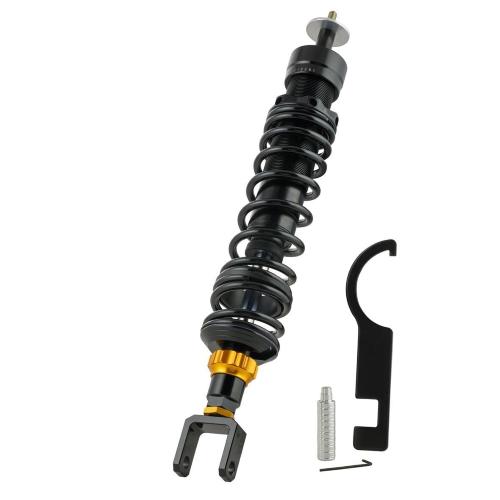 Ammortizzatore posteriore ZELIONI Black Edition per Vespa Prima.. ..vera/Sprint 50ccm 2T/4T, corpo: nero, molla: nero, precarico molla: regolabile in continuo, Telaio SPORT - confortevole