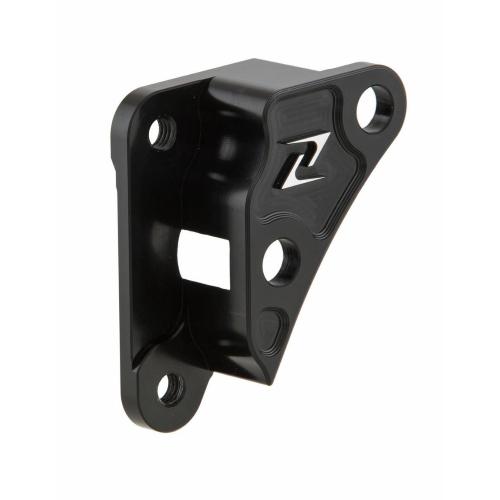 Adaptador ZELIONI para pinza de freno BREMBO, delantero, para Vespa GTS/GTS Super 125 -300ccm ('14-) aluminio CNC, anodizado negro, solo para modelos con ABS
