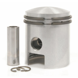 Pistone METEOR per Vespa 125 VMA/PV/PK125 5.o/s, Ã 56,2mm, 2 fasce elastiche, standard, spinotto Ã=15x47x10mm, 2 porte, grado B - riparazione discreta