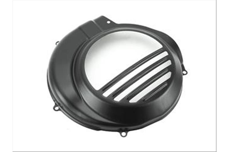 Black flywheel cover for Vespa PX with electric start