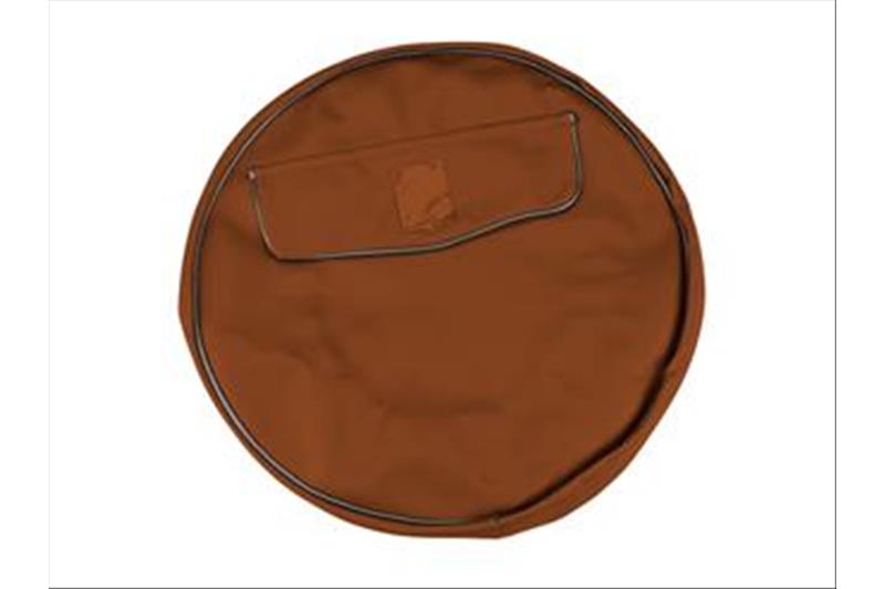 Wheel Cover in brown leather stock with Scudetto wheel 8 "