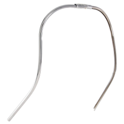 Paragambe PASCOLI per Vespa 160 GS cromato, acciaio inox lucido, 2 pezzi, grado A - restauro originale