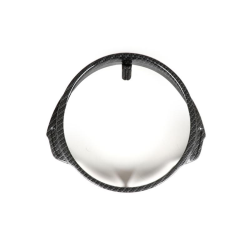 Carbon Look headlight frame for Vespa PX - PE Arcobaleno