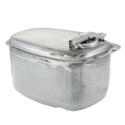 SIP-Tank, „L” für Vespa 125 VNA, VNB, GT, GTR, Super, TS, VBA, VBB, PX80-200, PE, T5, geöltes Metall, 8,55 Liter, ohne Mischer