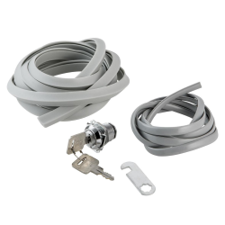 Grey rubber Vespa 125 TS/160 GS/180 SS /Rally/PX80-200/PE/Lusso/'98 /MY/T5  9 mm, l 1630 mm, grey RAL 7038