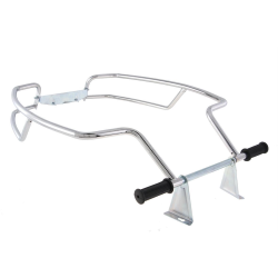 Umrandung CUPPINI Vespa PX80-200/PE /Lusso/T5 Classic verchromt mit Fußstützen