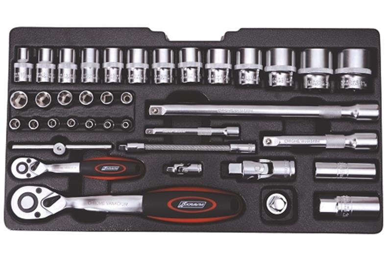 E09065 - Case complete with 104 KRAVM tools