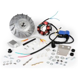 Accensione BGM PRO 12V Touring, versione per cono grande Ø20/24mm (albero motore PK)- Conversione ad accensione elettronica - Vespa V50, 50N, V90, PV, ET3, PK S - 1600g