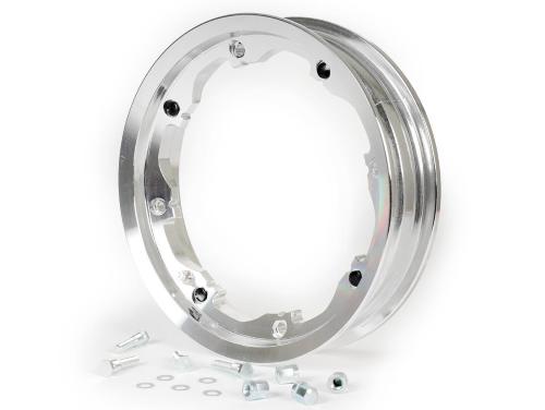 Cerchio BGM PRO BGM7985 tubeless 2.10-10 in alluminio lucidato per Lambretta LI serie 1-3, LiS, SX, TV serie 2-3 e DL/GP compatibili.