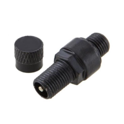 Schwarzes VMC-Ventil für Tubeless-Felgen aus Aluminium