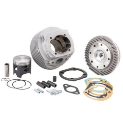VMC ET6-60 Aluminiumzylinder, 144 ccm, Ø 60 mm, Hub 51 mm für Vespa Primavera – ET3 – PK Seitenzündkerze