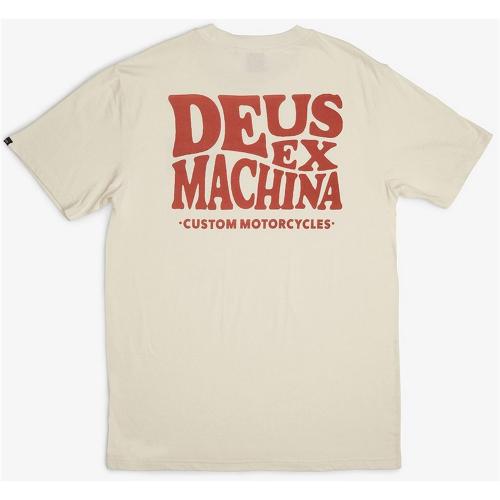 Maglietta DEUS bianca. uomo. taglia XXL.  100% cotone biologico
