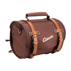 Bolsa/funda SIP «Classic». Pequeña. Para portaequipajes.  330 x 190 x 180 mm. Capacidad aproximada: 10 litros. Nailon. Marrón tabaco. Marrón señal RAL 8002. Con cierre.
