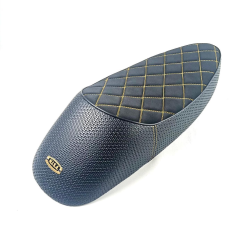 NISA VL2024 HIVE seat for Vespa PX, GT, Sprint - BLACK