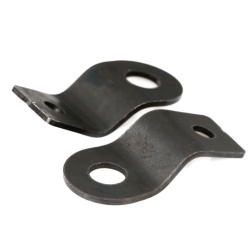 Staffe serbatoio per Vespa 125 V1 71499 -> V15 /V30-33/VM/VU  w 20 mm, l 44 mm, h 12 mm,  steel, bronzed, black,  2 pcs