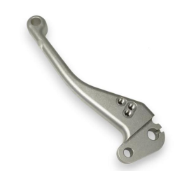 Leva destra silver cnc per manubrio Vespa con filettatura a tre posizioni per montaggio pompa freno