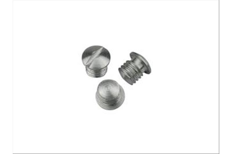 Round head screw for internal shield wheel holder