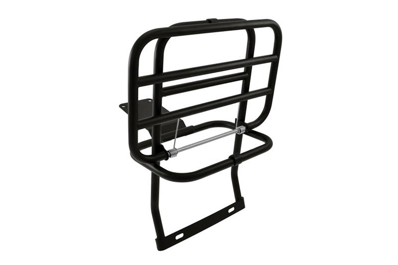 Rear rack RMS black for Vespa PX