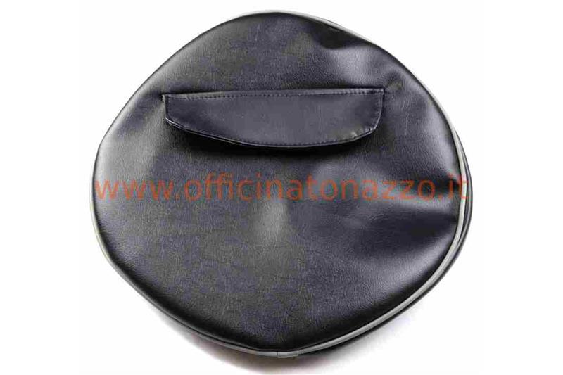 Spare wheel cover dark black without writing with document pocket for 8 "rim