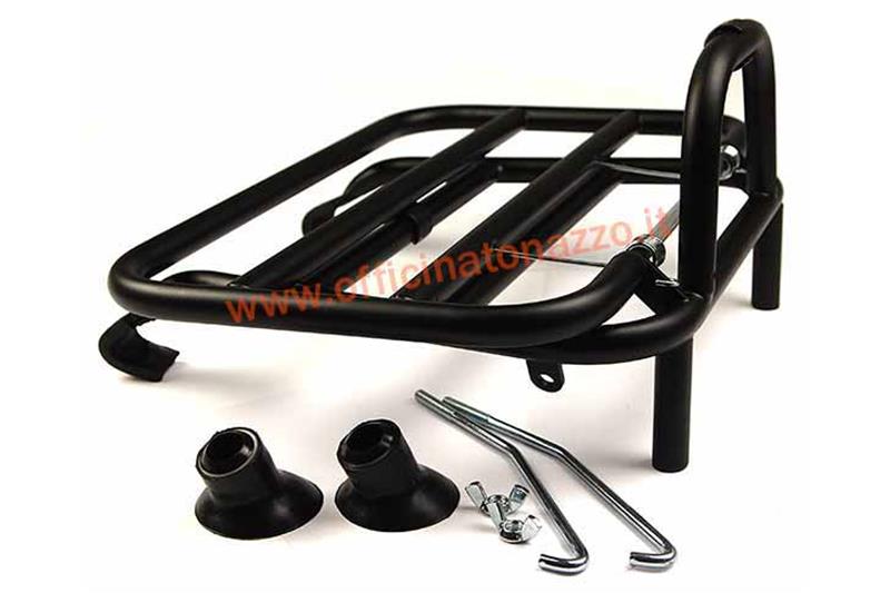 Black front luggage rack for Vespa PX - PE - LML - GT - GTR - GL - TS - GS - Rally - Sprint - Sprint Veloce - Super - VNB - VBB - VBA