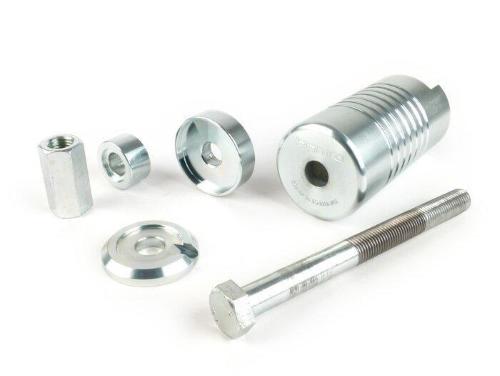 Utensile BGM PRO BGM7950TL per estrarre e montare silentblock motore Lambretta LI, LiS, SX, TV serie 2-3 e DL/GP. Costruzione CNC, SW24.