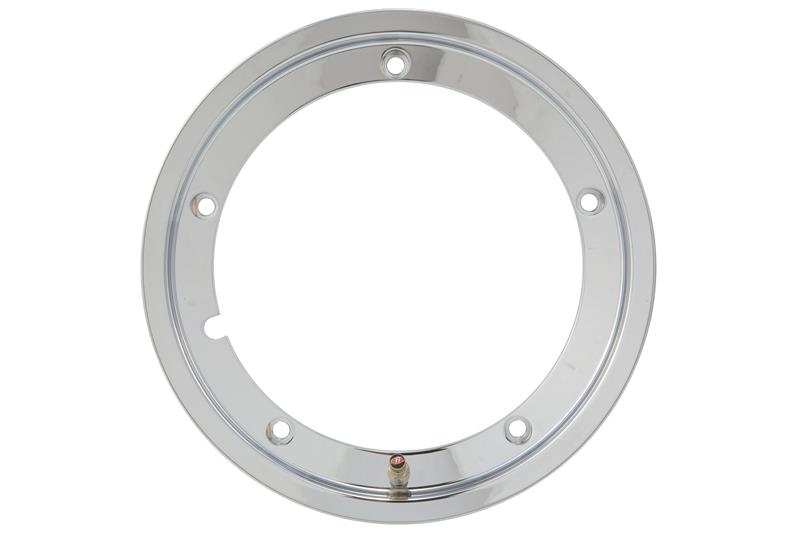Circle SIP 2.10x10 tubeless "Chrome pour Vespa 50-125-150-200, Rally, PX, Sprint etc. (valve pré-montée et écrous inclus)
