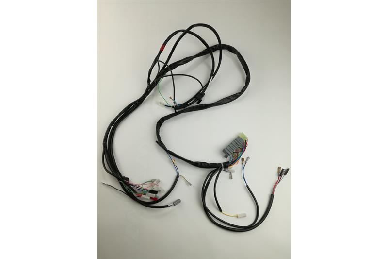Impianto elettrico completo di connettori, per vespa PX con freno a disco, con batteria originale Piaggio, con frecce  rif. cod. 580347