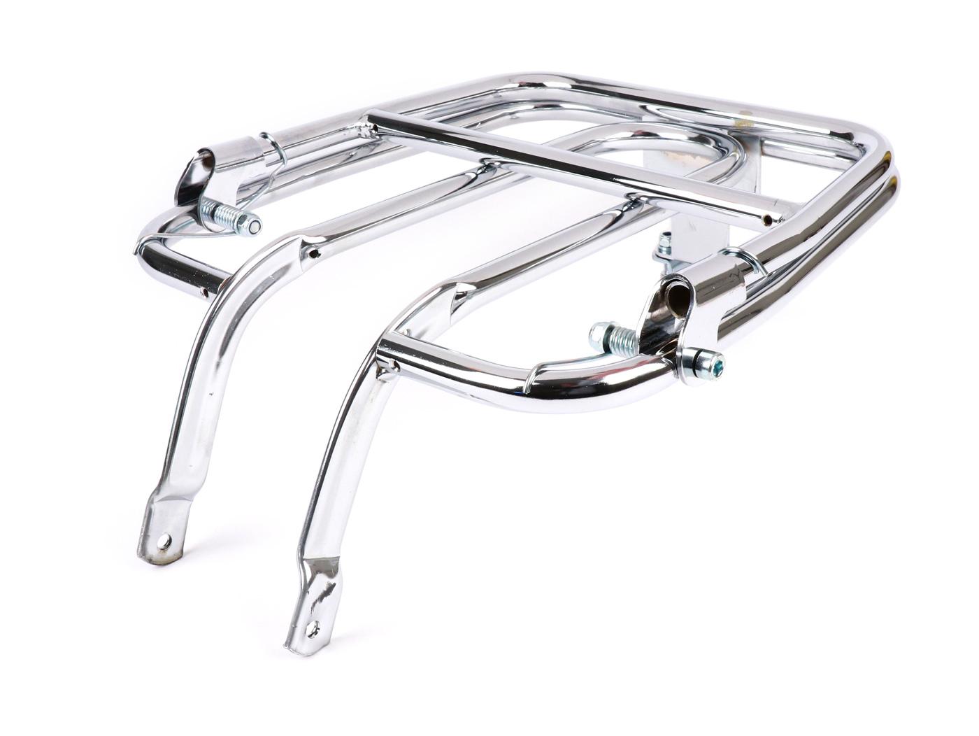 Chrome front luggage rack for Ciao