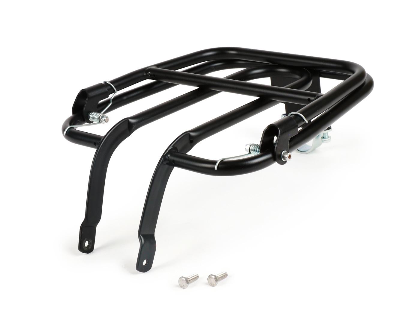 Black front rack for Ciao