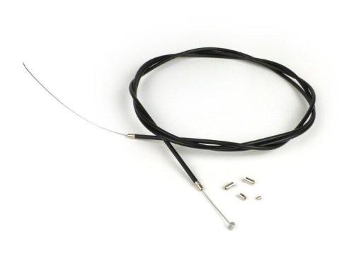 Cavo universale -Ø=1,2mm x 2500mm, nipplo Ø=5,5mm x 7mm- usato come cavo gas - trecciato PTFE