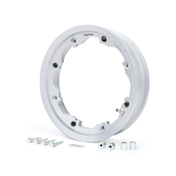 Wheel rim - BGM PRO, tubeless, 2.10-10 inches, aluminium - Lambretta LI (series 1-3), LI S, SX, TV (series 2-3) - silver