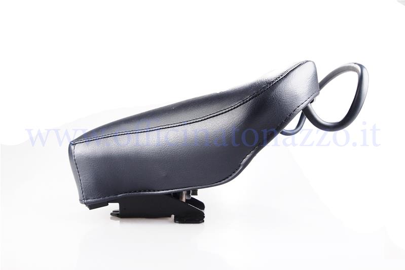 743 - Asiento de piloto individual color negro sin tacos ni costuras para Vespa VNB 1> 6 - VBB 1> 2 - VBA - VNA - GT - GTR - GL - Sprint - Sprint V. - TS - Rally - GS 160 - SS 180 - PX Todas las versiones