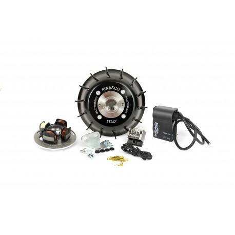 Ignition Pinasco Flytech racing with variable advance cone 20 - 1.6kg Vespa PX - PE (black cnc fan)